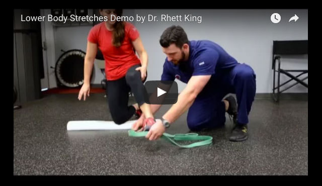 Chiropractor Wilmington NC Rhett King Lower Body Stretch